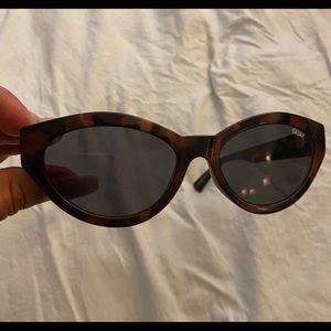 Totally buggin QUAY sunglasses